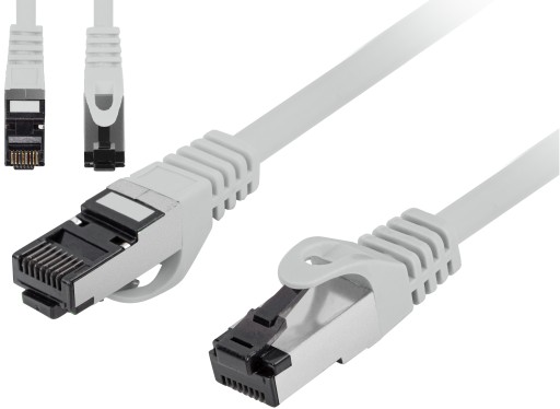 RJ45 SIEŤOVÝ KÁBEL CAT 8.1 CU 2m 200cm S/FTP 40Gb