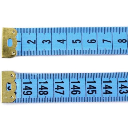 KRAJČÍRSKY CENTIMETROVÝ meter ZLATÝ MAX 150cm