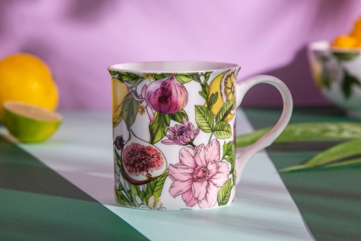 CITRÓNOVÝ HRNÍČEK ROVNÝ PORCELÁN 250 ML