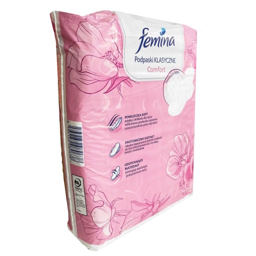 FEMINA CLASSIC SANITÁRNE VLOŽKY COMFORT CLASSIC NORMAL 20 KS COMFORT COVER