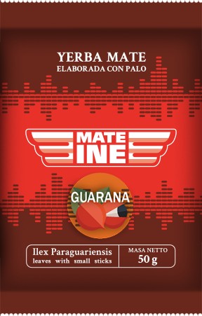 Yerba Mate Mateine Guarana 50 g elaborada 0,05 kg