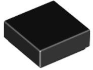 LEGO 1X1 SMOOTH BLACK 3070B - 3 KS