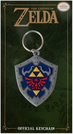 Gumená kľúčenka značky The Legend Of Zelda Hylian Shield
