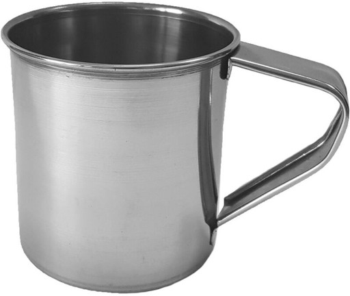 TURISTICKÝ KAMPAŇOVÝ HRNČEK MALÝ KOVOVÝ OCEL 8CM 250ML AJA ALKON