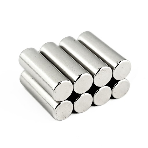 VALEC NEODYMOVÝ MAGNET 5x15 N38 SADA 8 ks