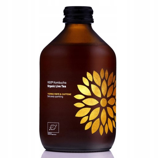 Kombucha Yerba maté + BIO kofeín 330ml Vigo herba