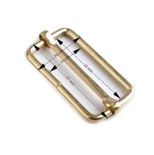KOVOVÝ REGULÁTOR 33 mm SVETLO ZLATÝ - SCOGS