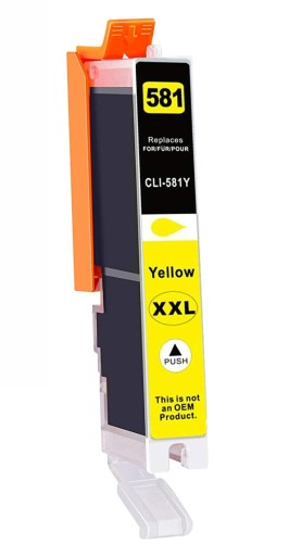 PGI-580 PGI580 XL ATRAMENT PRE CANON PIXMA TS6300 TS6350 TS6351 TS8100 ČIERNA