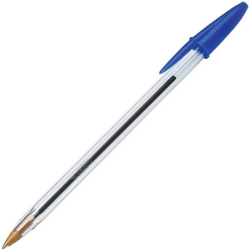 BiC Cristal modré guľôčkové pero