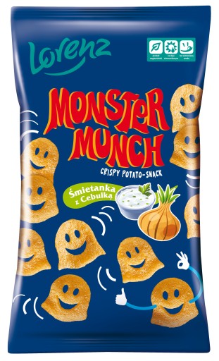 Monster Munch chrumkavý krém s cibuľou 100g
