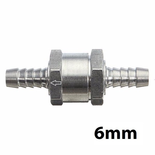 6 mm spätný ventil