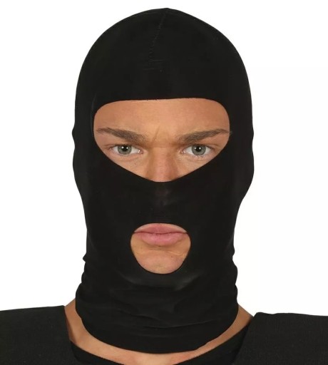 Protiteroristická kukla Swat Police, čierna