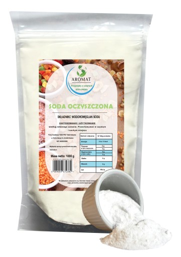 SÓDA NA JEDENIE 1KG POTRAVINY BURUBIČINÁT SODNÝ
