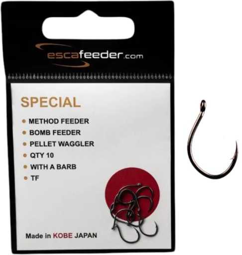 ESCA FEEDER SPECIAL ostnaté háčiky pre METHOD FEEDER veľkosť 10
