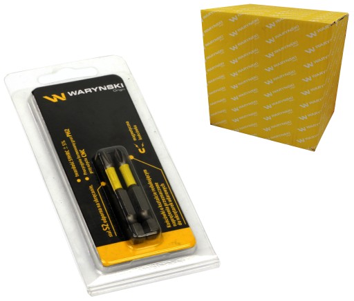 Nárazové skrutkovacie bity PH2 50mm 2 ks v balení Waryński