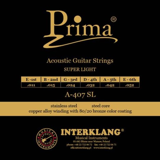 STRUNY AKUSTICKEJ GITARY S NÁHRADNOU STRUNOU E1 + KOLÍKY BRIDGE ZDARMA