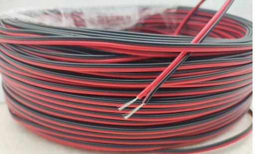 Medený kábel LED pásikov POLSKI TLYp 2x1mm 1m