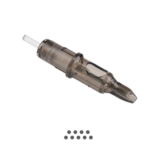 NÁPLŇOVÉ NÁPLNE, TETOVACIE IHLY ŠEDÁ IHLA - 9MG 0,30 mm