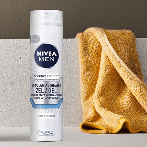 NIVEA MEN SENSITIVE RECOVERY REGENE GÉL NA HOLENIE