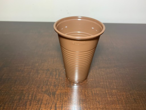 MUG cup hrnčeky hrnčeky 200 ml hnedé 100 ks