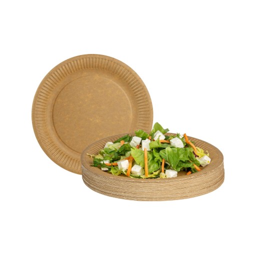 Papierový tanier, grilovacie taniere, torta, priemer 15 cm, KRAFT 100 ks