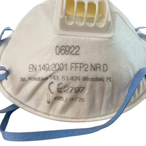 PRACHOVÁ MASKA s ventilom POLMASKA 3M 6922 ffp2