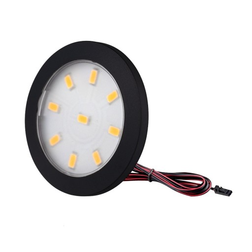 LED svietidlo ORBIT 3W 12V studená biela ČIERNA