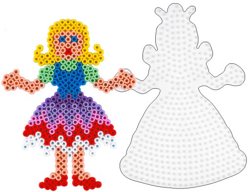 PRINCESS podložka pod korálky HAMA Pyssla