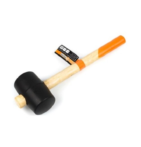 KLADIVO GUMOVÉ S DREVENOU RÚČKOU 65MM 450 G POLAX