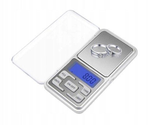 Vrecková váha na šperky 0,01g / 200g Precízna elektronika + batérie