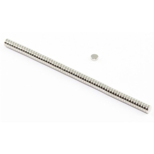 Neodymový magnet 3x1 mm ROUND DISC N42 STRONG 10 ks