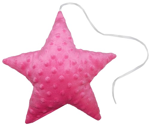 MINKY STAR / prívesok, vankúš 27cm Belbi
