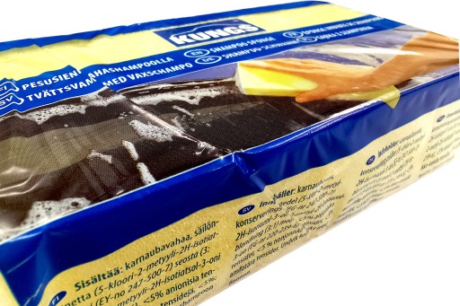 KUNGS Fínska špongia na umývanie auta so šampónom