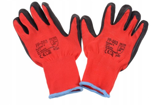 Pracovné rukavice Rukavice potiahnuté latexom REDLATEX Resistant Strong r11