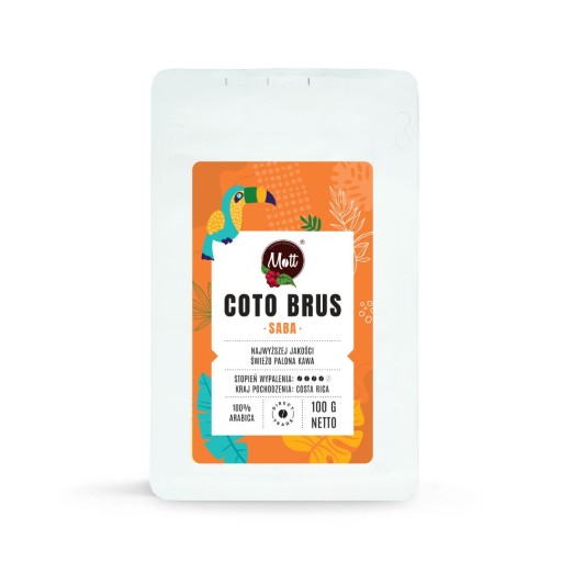 Kávové zrná čerstvo pražené 100% Arabica Costa Rica Mott ŠPECIALITA