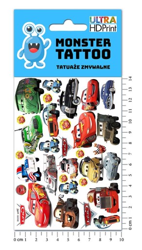 UMÝVAJÚCE DOČASNÉ TETOVANIE PRE DETI DETSKÉ AUTÍČKY ORIGINÁLNE VZORKY