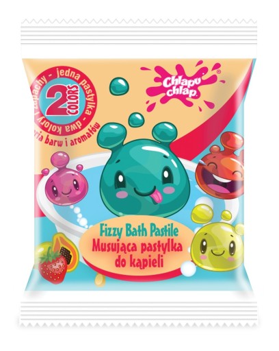 CHLAPU CHLAP KÚPEĽOVÉ PASTILKY ZAPOJENÉ DVOJFAREBNÉ MANGO/JAHODA