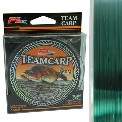 univerzálny vlasec FL TEAM CARP 150m 0,22mm 7,4kg