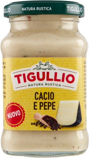 Omáčka na cestoviny syr a korenie Cacio e Pepe omáčka 190g - Tigullio