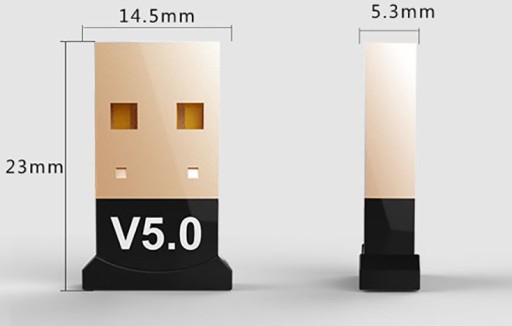 ADAPTÉR MICRO BLUETOOTH DONGLE USB 5.0 VYSOKÁ RÝCHLOSŤ