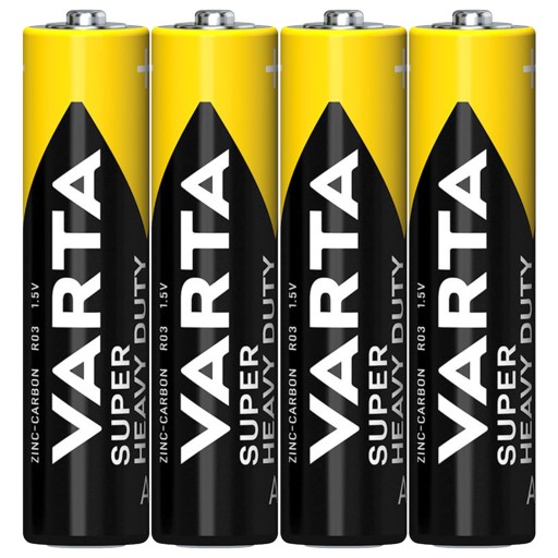 Batérie VARTA SUPER HEAVY DUTY AA R6 4 ks
