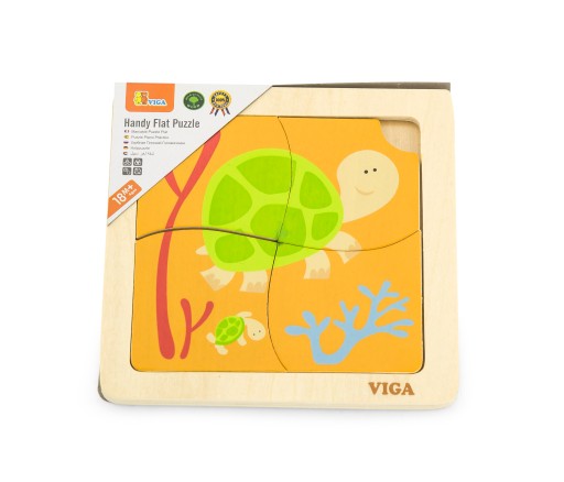 Viga 50143 Puzzle na podstavci - korytnačky