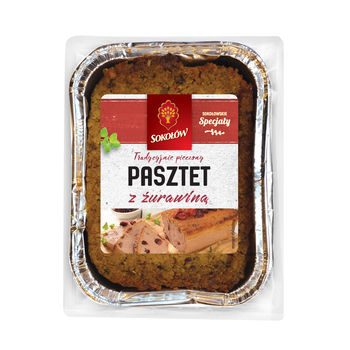 Paštéta s brusnicami 200 g Sokołów