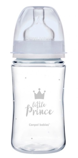 CANPOL ROYAL BABY fľaša so širokým hrdlom 240 ml