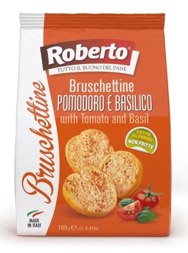 ROBERTO Bruschettine paradajka a bazalka 100 g