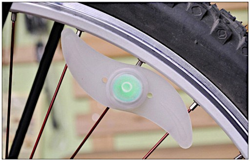 SÚPRAVA 2 KUSOV LED LAMPY NA BICYKEL