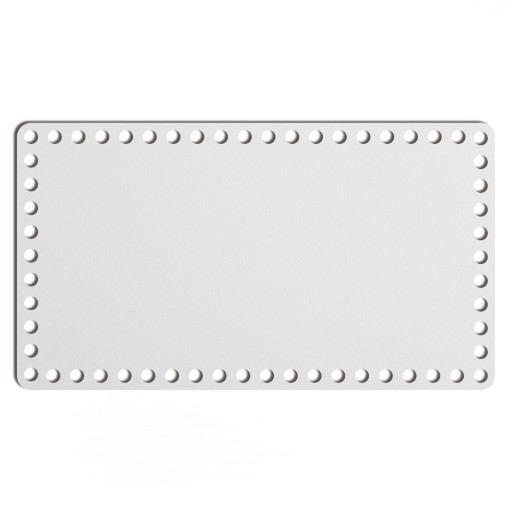 biely základný košík dno 19x34cm HDF obdĺžnik
