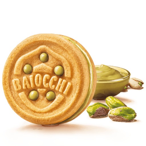 Baiocchi s pistáciovým krémom Mulino Bianco 240g