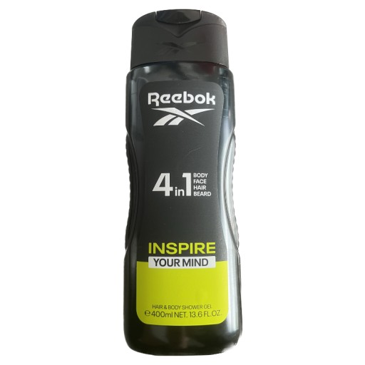 Energizujúci sprchový gél Reebok Inspire Your Mind 4v1 400 ml