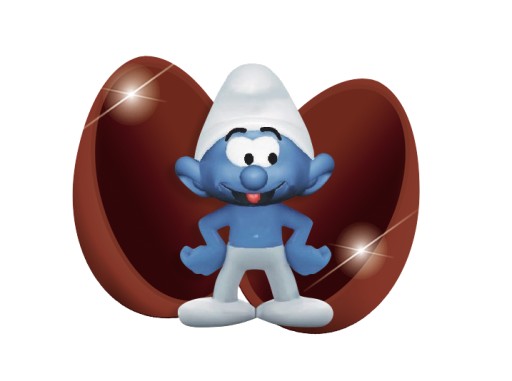 ČOKOLÁDOVÉ PREKVAPENIE VAJCIA SMURFS SMURFS 3 BALENIE 3x20g
